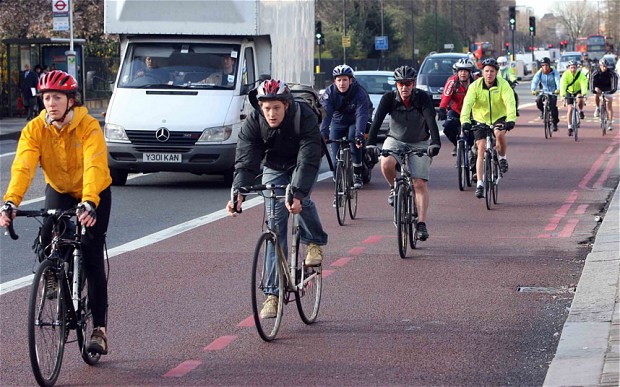 Cyclists are 40 per cent less stressed than other commuters – Telegraph